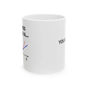 Personalized Sometimes I Go Off On A Tangent Customized Ceramic Mug 11 oz White - Panvola