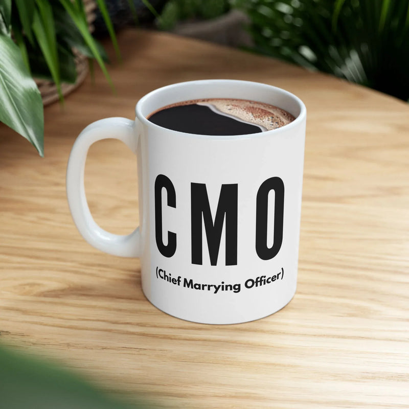 Personalized Chief Marrying Officer CMO Minister Coffee Mug 11 oz - Panvola