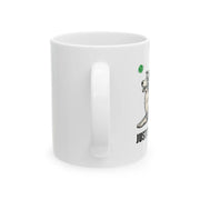 Personalized Just Throw It Ceramic Mug 11 oz White - Panvola