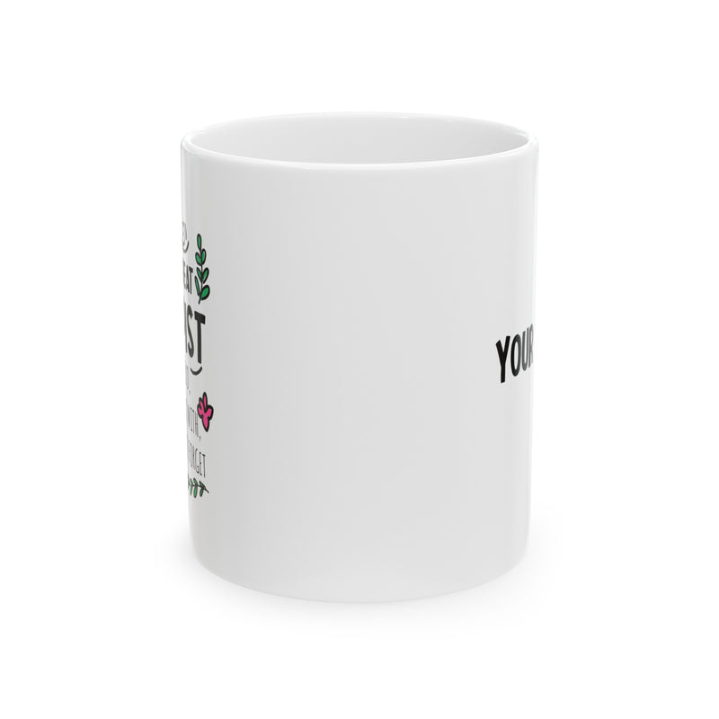 Personalized A Truly Great Therapist Is Hard To Find Customized Ceramic Mug 11 oz White.