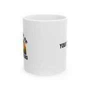 Personalized I’d Rather Be Disc Golfing Ceramic Mug 11 oz White - Panvola