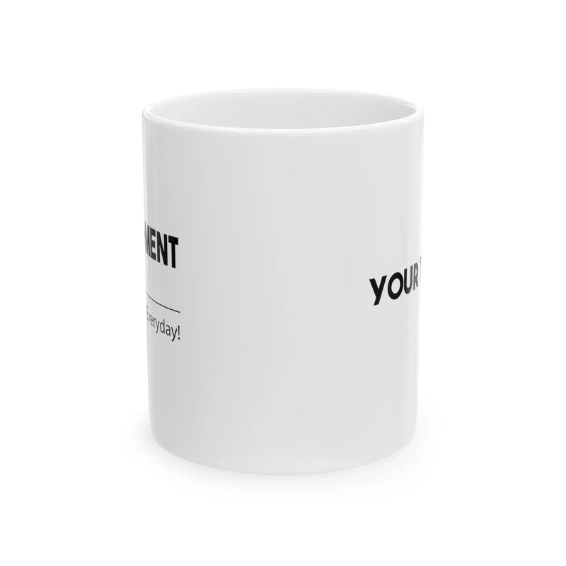 Personalized Retirement Pickleball Definition Ceramic Mug 11 oz White - Panvola
