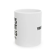 Personalized Life's About Goals And Assists Customized Ceramic Mug 11 oz White - Panvola