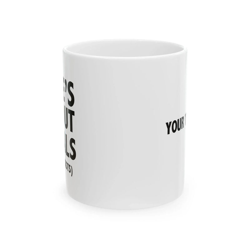 Personalized Life's About Goals And Assists Customized Ceramic Mug 11 oz White - Panvola