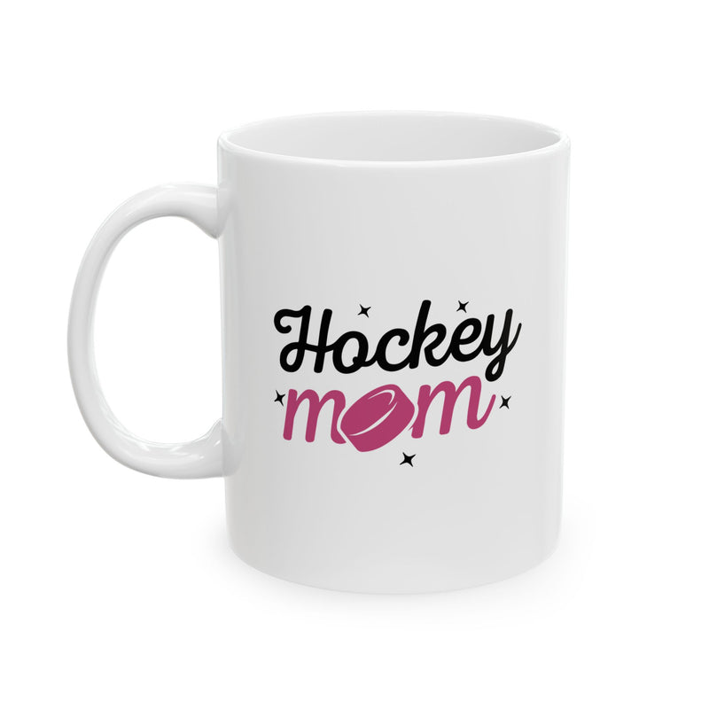 Personalized Hockey Mom Ceramic Mug 11 oz White