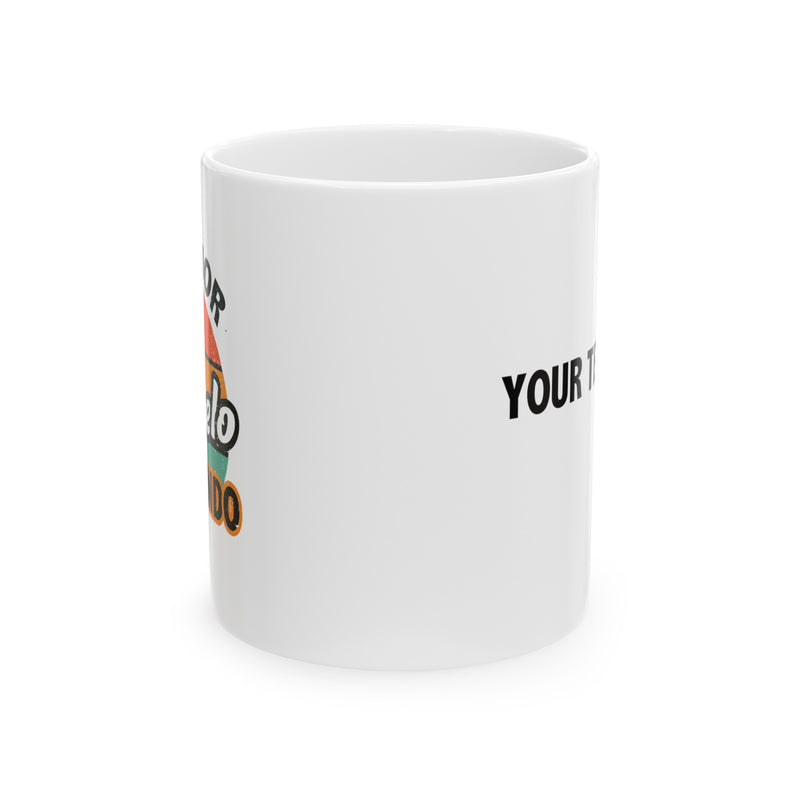 Personalized El Mejor Abuelo Ceramic Mug 11 oz White