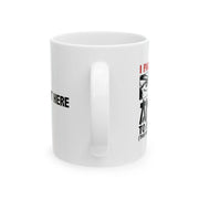 Personalized I Paused My Anime To Be Here Ceramic Mug 11 oz White - Panvola