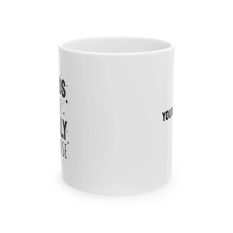Personalized Friends Are The Family We Choose Ceramic Mug 11 oz White - Panvola