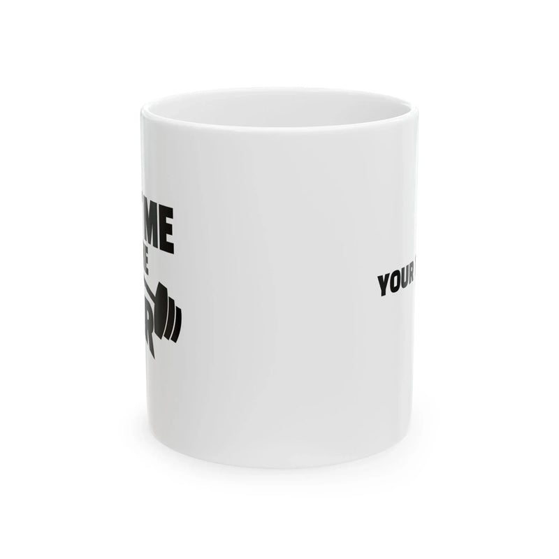 Personalized Meet Me At The Bar Ceramic Mug 11 oz White - Panvola