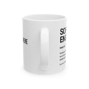 Personalized Software Engineer Definition Customized Ceramic Mug 11 oz White.