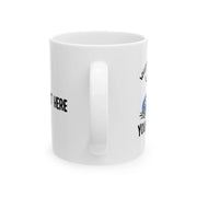 Personalized Whatever Floats Your Goat Ceramic Mug 11 oz White - Panvola