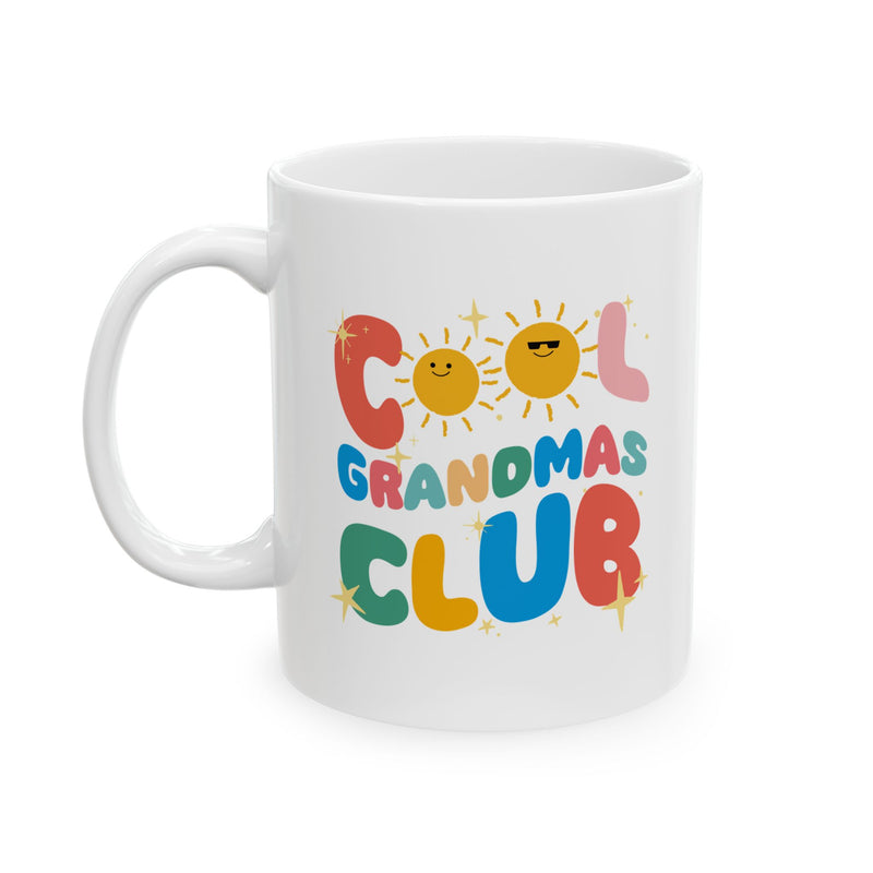 Personalized Cool Grandmas Club Customized Ceramic Mug 11oz