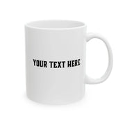 Personalized Easily Distracted by Old Pickup Truck Ceramic Mug 11 oz White - Panvola