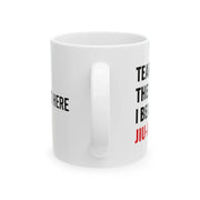 Personalized Tears Of The People I Beat At Jiu-Jitsu Ceramic Mug 11 oz White - Panvola