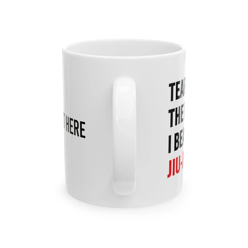 Personalized Tears Of The People I Beat At Jiu-Jitsu Ceramic Mug 11 oz White - Panvola