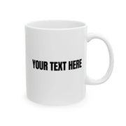 Personalized Da Vinci Drums Ceramic Mug 11 oz White - Panvola