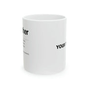 Personalized Godfather Definition Customized Ceramic Mug 11 oz White - Panvola