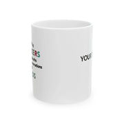 Personalized A Job Made Us Coworkers But Our Potty Mouths And Inappropriate Conversations Made Us Friends Customized Ceramic Mug 11 oz White - Panvola