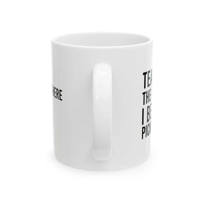 Personalized Tears Of The People I Beat At Pickleball Ceramic Mug 11 oz White - Panvola