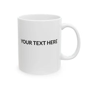 Personalized Hold On Partner I'm Overstimulated Customized Ceramic Mug 11 oz White - Panvola