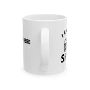 Personalized I Call The Shots Customized Ceramic Mug 11 oz White - Panvola