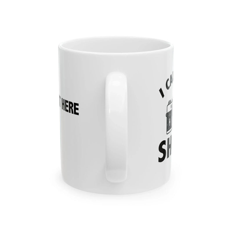 Personalized I Call The Shots Customized Ceramic Mug 11 oz White - Panvola