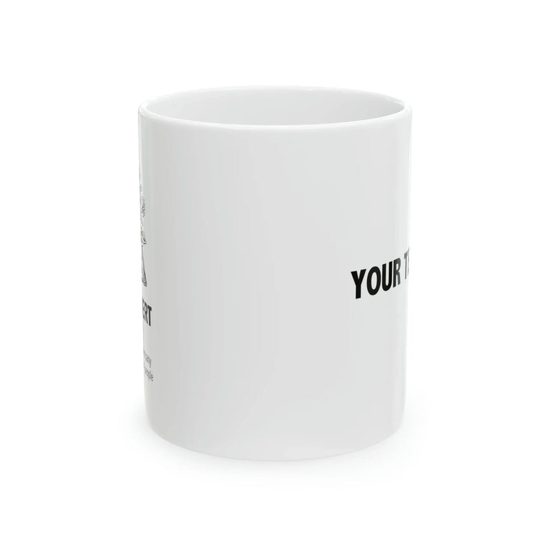 Personalized Booktrovert Customized Book Lover Gifts Ceramic Mug 11 oz White - Panvola