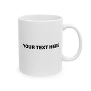 Personalized Just Following Up Definition Ceramic Mug 11 oz White - Panvola