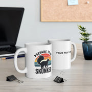 Personalized Prepare To Be Skunked Customized Ceramic Mug 11 oz White - Panvola