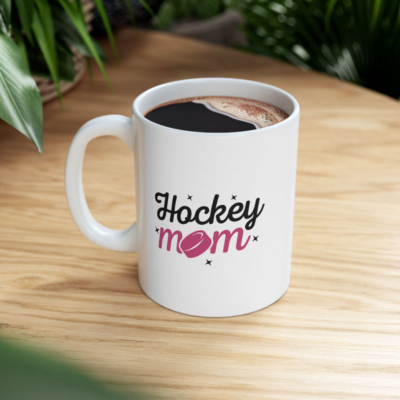 Personalized Hockey Mom Ceramic Mug 11 oz White