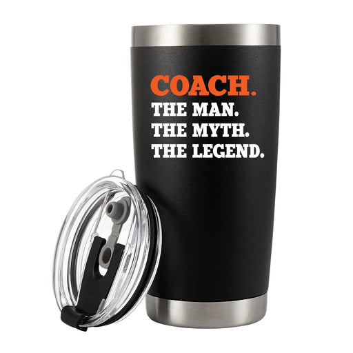 Coach The Man The Myth The Legend Vacuum Insulated Tumbler - Panvola