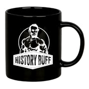 History Buff Ceramic Mug 11 oz Black - Panvola