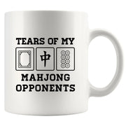 Tears Of My Mahjong Opponents Ceramic Mug 11 oz White - Panvola