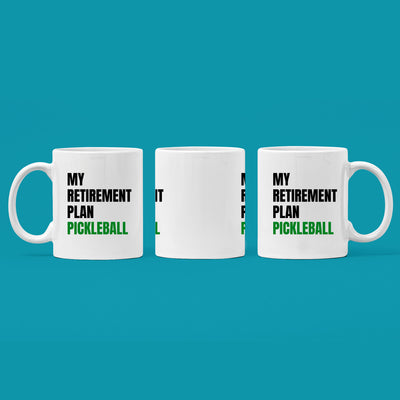 My Retirement Plan Pickleball Coffee Mug 11 oz White