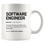 Software Engineer Definition Mug 11 oz White - Panvola