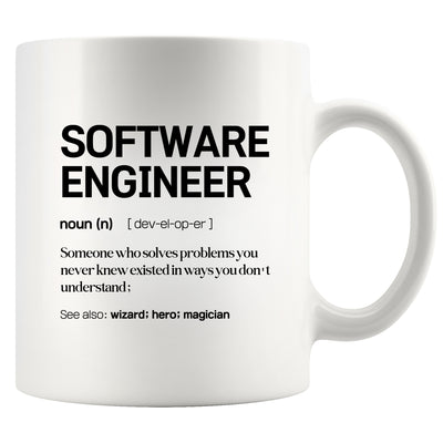Software Engineer Definition Mug 11 oz White