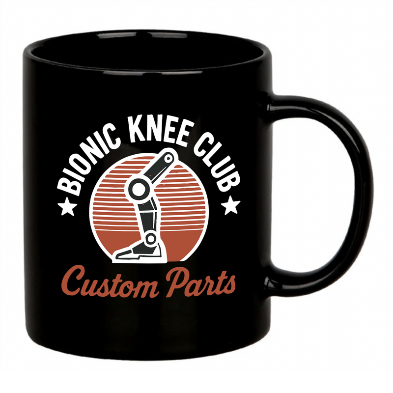 Panvola Bionic Knee Club Custom Parts Knee Surgery Ceramic Mug