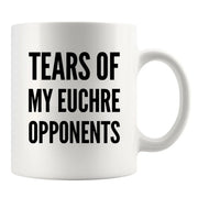 Tears of My Euchre Opponents Ceramic Mug 11 oz White - Panvola