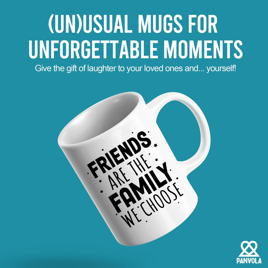 Friends Are The Family We Choose Friendship Gifts Ceramic Mug 11oz White, image 2 of 5