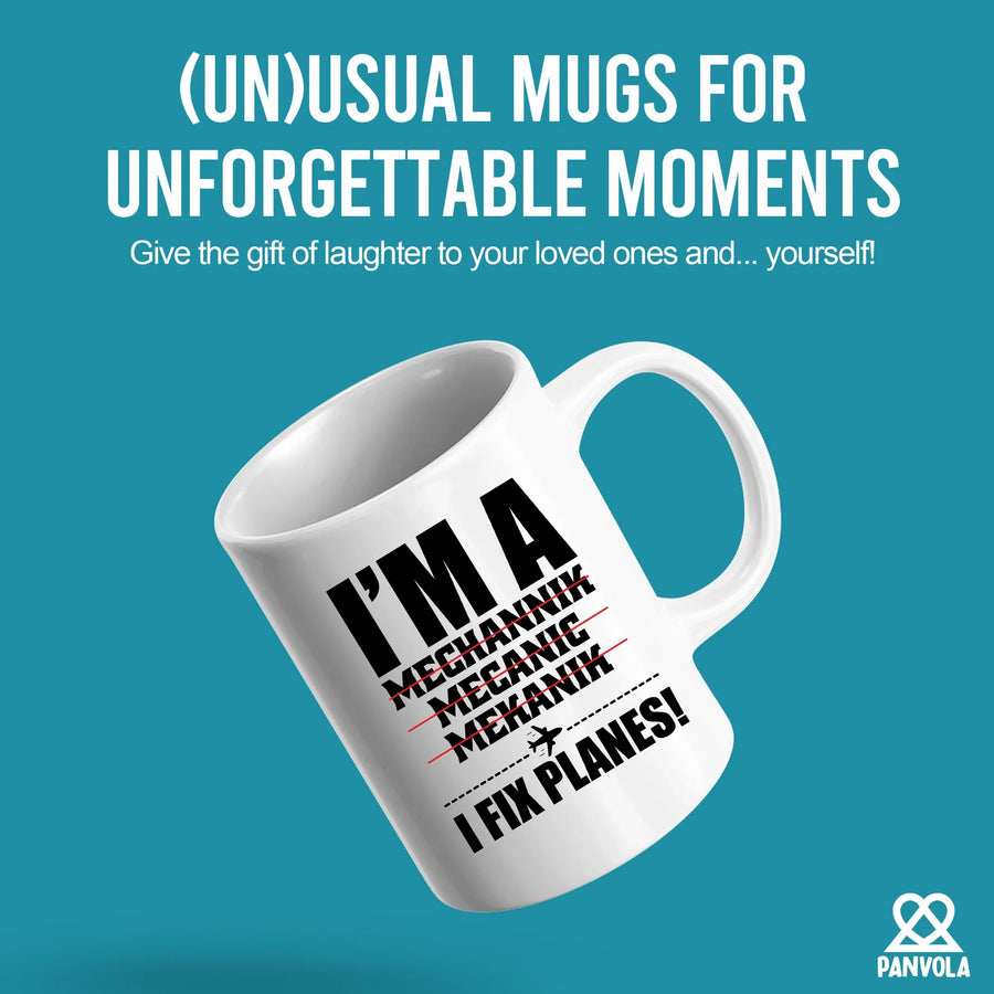 I'm A Mechanic I Fix Planes Ceramic Mug 11oz White, image 2 of 5
