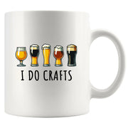 I Do Crafts Ceramic Mug 11 oz White - Panvola