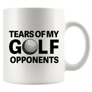 Tears of My Golf Opponents Ceramic Mug 11 oz White - Panvola