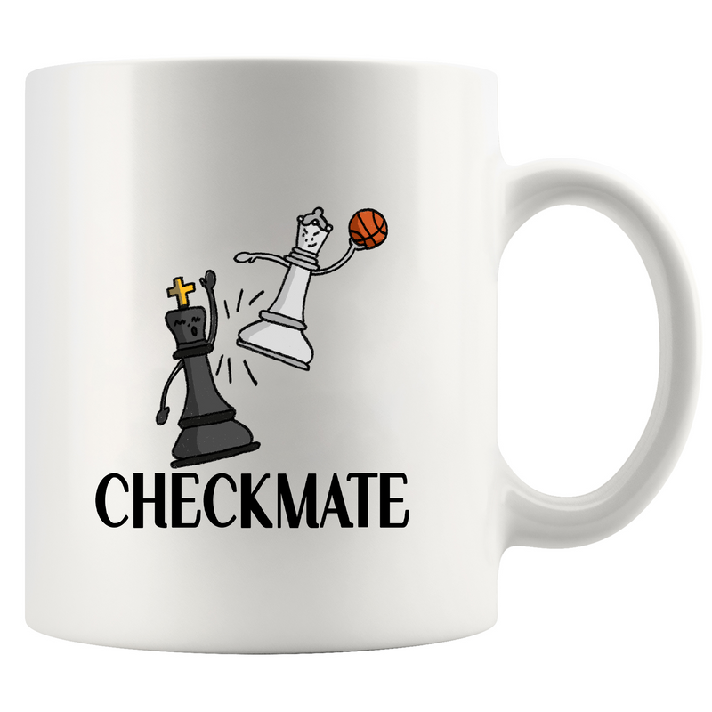 Checkmate Chess  Ceramic Mug 11 oz White