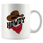 Howdy Ceramic Mug 11 oz White - Panvola