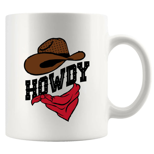 Howdy Ceramic Mug 11 oz White - Panvola