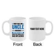 Personalized Uncle Partner In Crime Customized Ceramic Mug 11 oz White - Panvola