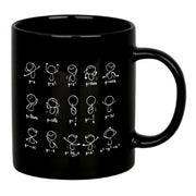 Algebra Dance Math Gifts Ceramic Mug 11 oz Black - Panvola