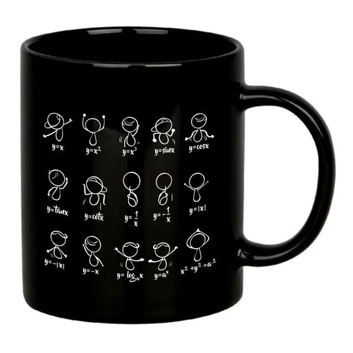 Algebra Dance Math Gifts Ceramic Mug 11 oz Black - Panvola