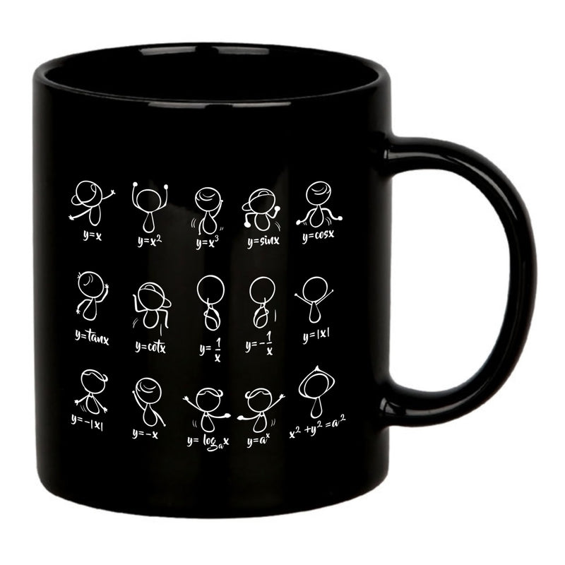 Algebra Dance Math Gifts Ceramic Mug 11 oz Black