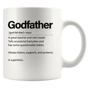 Godfather Definition Mug 11 oz White - Panvola